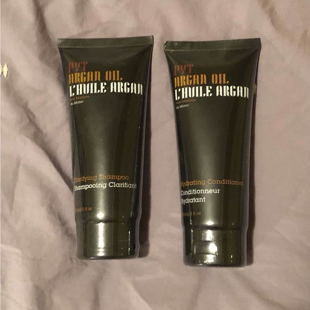 Sealed PYT Argan oil shampoo + conditioner